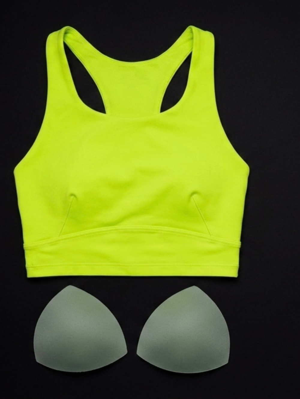 All in Motion Neon Lime Racerback Sports Bra